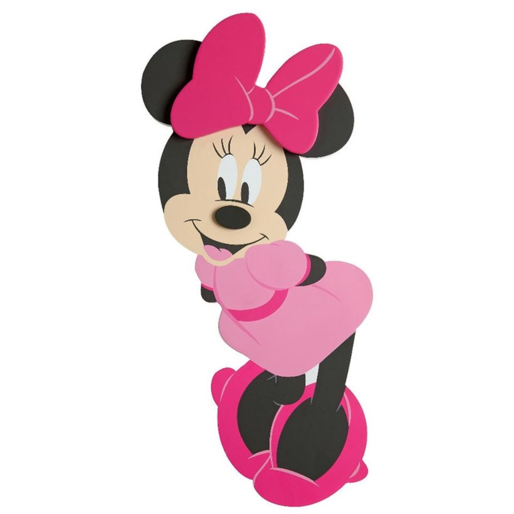 Minnie Mouse Polkadots Wall Decor Wood Frame